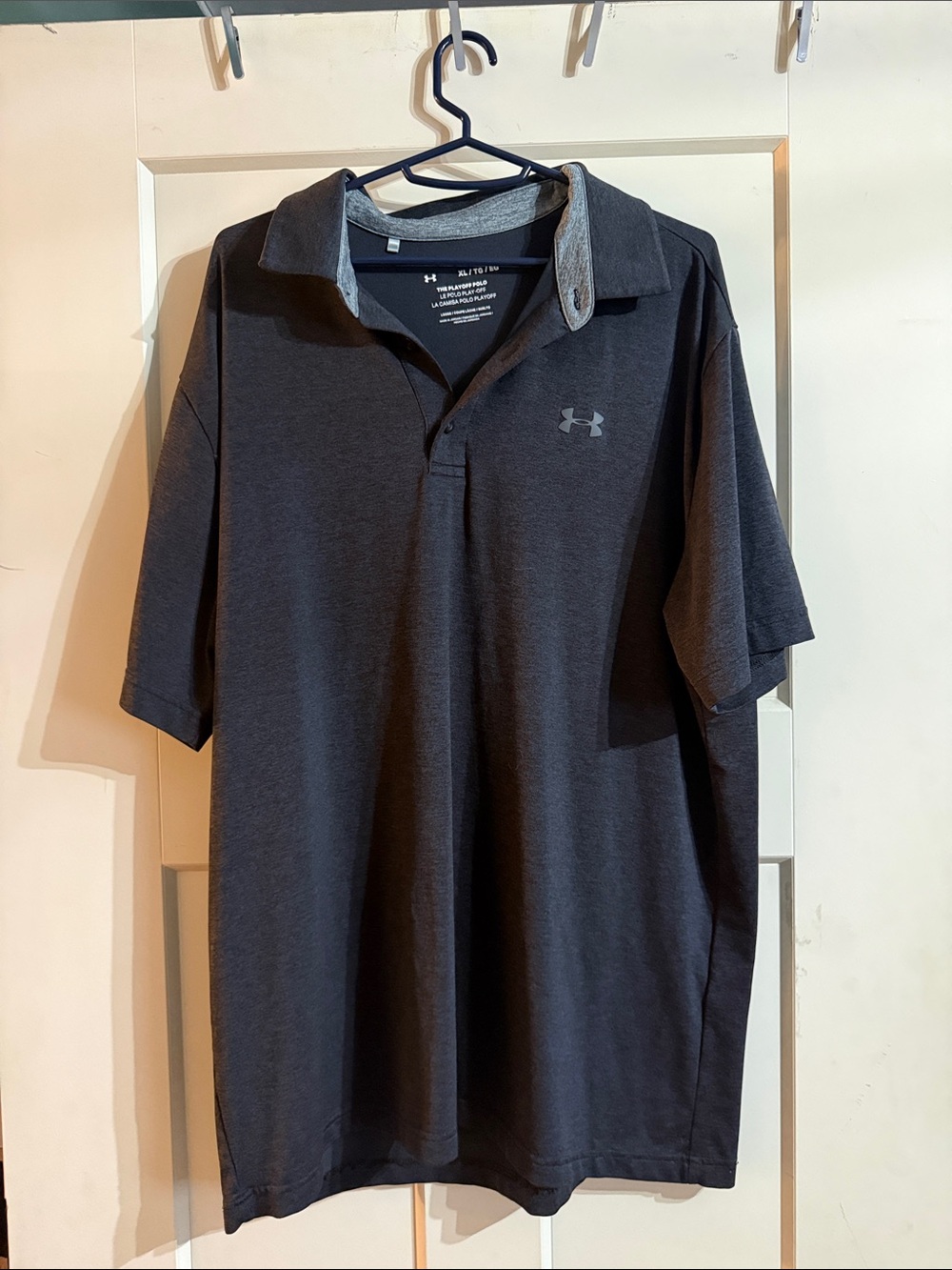 Under Armour Men’s Dark Charcoal Polo Shirt